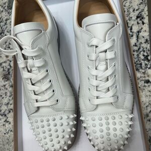 White Christian Louboutin